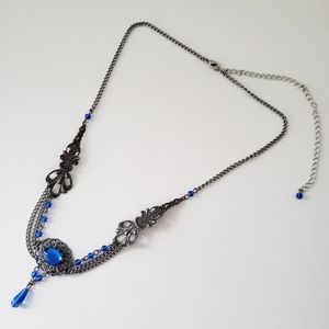 Vintage Necklace in Blue